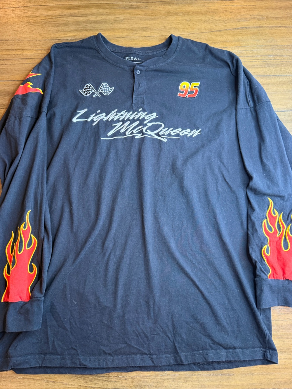 Disney Cars  Lunchbox Men’s Long Sleeve Shirt 2X